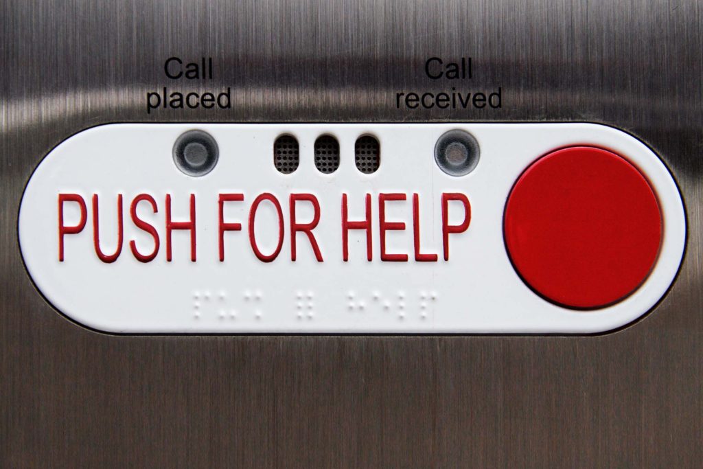 Push-For-Help-Button