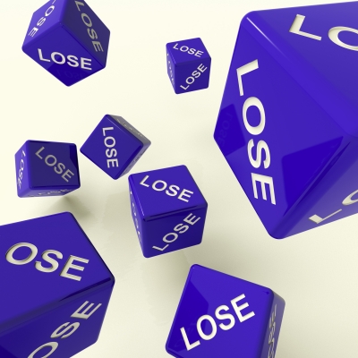 Blue-Dice-With-Lose-Written-On-Them