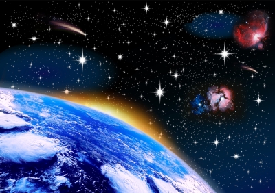 Earth-Space-Shooting-Star